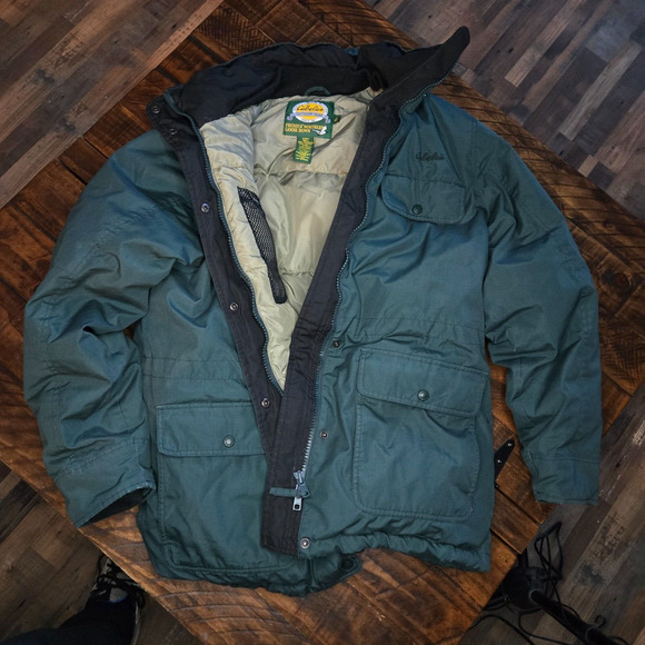Cabela's Premier Northern Goose Down Parka Coat Jacket Mens Size Large Green C2 - Picture 3 of 15